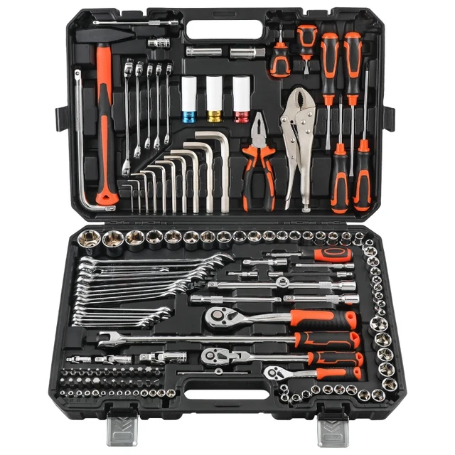 Kit de douille et clé de réparation automobile 150 pièces