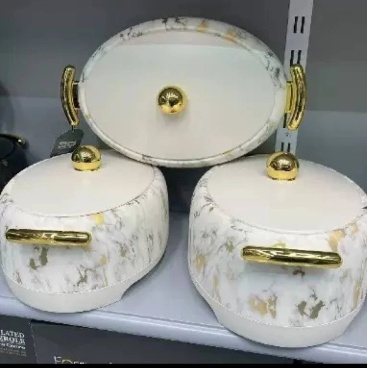 Marble white and marble black