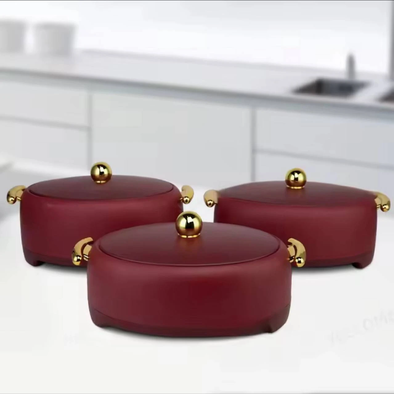 Forever gold 3pcs set food warmer